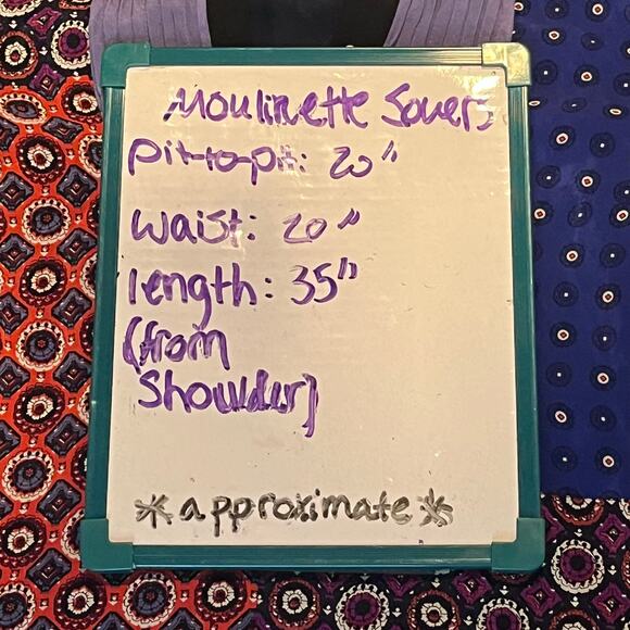 Anthropologie Moulinette Souers Silk Patchwork Shirt Dress M Boho 70s Mod Tunic - Picture 11 of 11